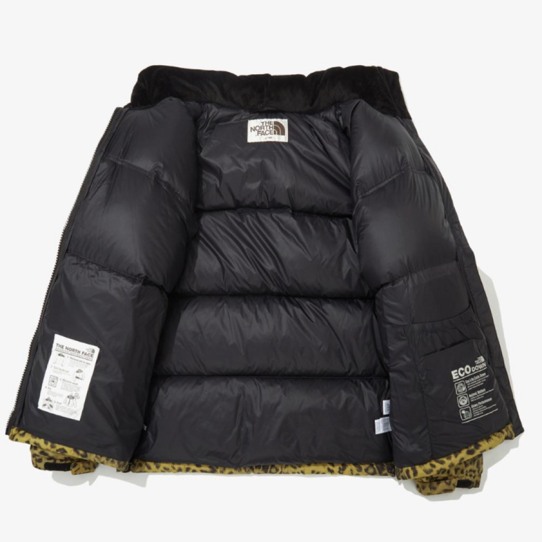 THE NORTH FACE(ザノースフェイス)のノースフェイス ノベルティ ヌプシ ダウンジャケット　レオパード　ゴールド　XL メンズのジャケット/アウター(ダウンジャケット)の商品写真