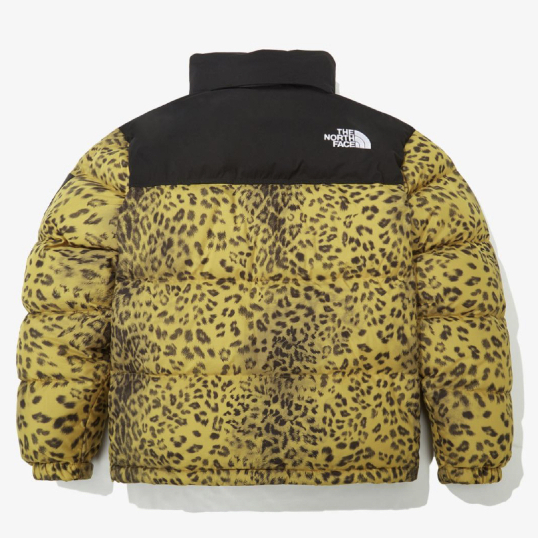 THE NORTH FACE(ザノースフェイス)のノースフェイス ノベルティ ヌプシ ダウンジャケット　レオパード　ゴールド　XL メンズのジャケット/アウター(ダウンジャケット)の商品写真