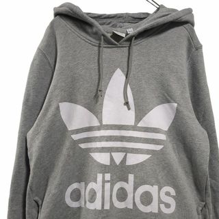 アディダス(adidas)のadidas トレフォイルロゴスウェットパーカー　レディース4XOT a28(パーカー)