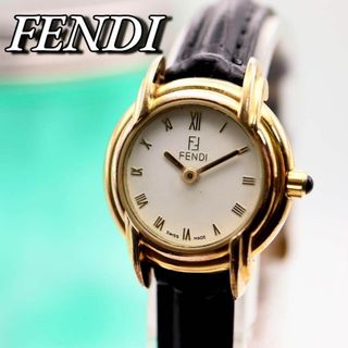 フェンディ(FENDI)のFENDI ゴールド クォーツ レディース腕時計 475(腕時計)