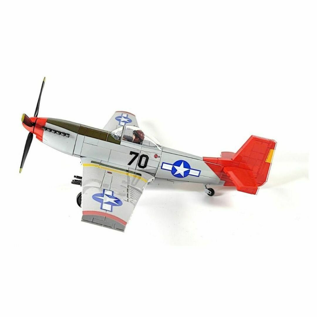 ESシリーズ アメリカ P-51Dマスタング ブロック戦闘機 ムスタング キッズ/ベビー/マタニティのおもちゃ(積み木/ブロック)の商品写真