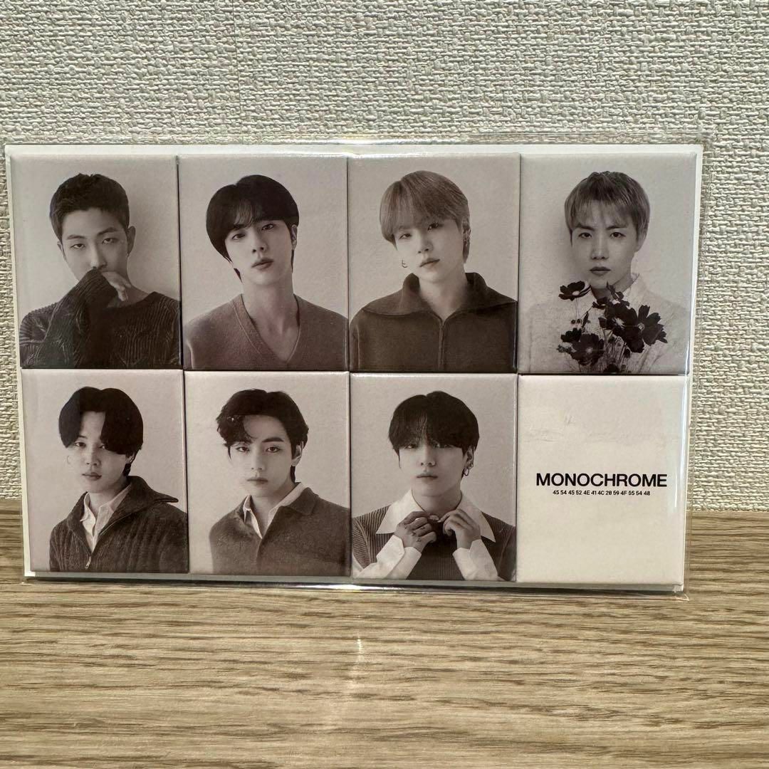 BTS ポップアップ ソウル モノクローム マグネットセット&ステッカー BTS ポップアップ ソウル モノクローム マグネットセット&ステッカー