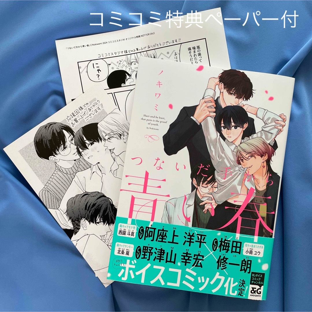 BL コミック　つないだ手から青い春 エンタメ/ホビーの漫画(ボーイズラブ(BL))の商品写真