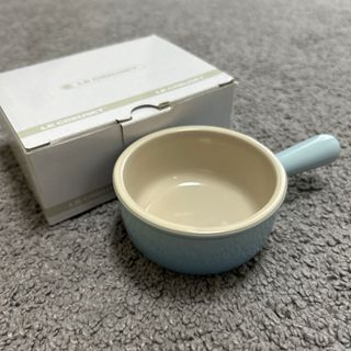 ルクルーゼ(LE CREUSET)のルクルーゼ  レア　新品　コースタルブルー　ミニソースパン(食器)