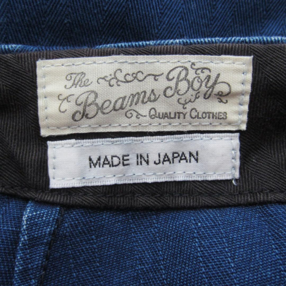 BEAMS BOY(ビームスボーイ)の美品　BEAMS BOY／ビームスボーイ★　ヘリンボーン　クロップドパンツ レディースのパンツ(クロップドパンツ)の商品写真