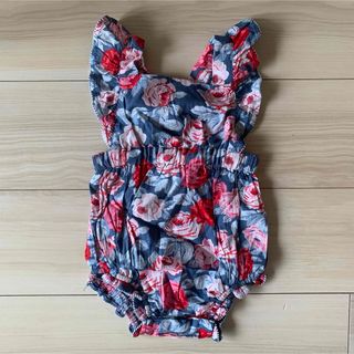 ベビーギャップ(babyGAP)の【新品】babygap 花柄カバーオール 70(カバーオール)