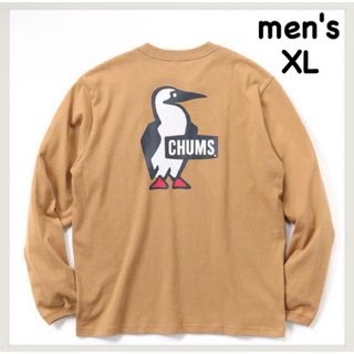 CHUMS★ブービーロゴブラッシュドロングスリーブTシャツ 長袖ロンT/XL