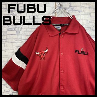 フブ(FUBU)の希少　90s FUBU NBA  BULLS  ウォームアップシャツ　古着(ジャージ)