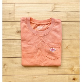 ダントン(DANTON)のダントン　半袖Tシャツ　オレンジ　S  90  100(Tシャツ/カットソー)