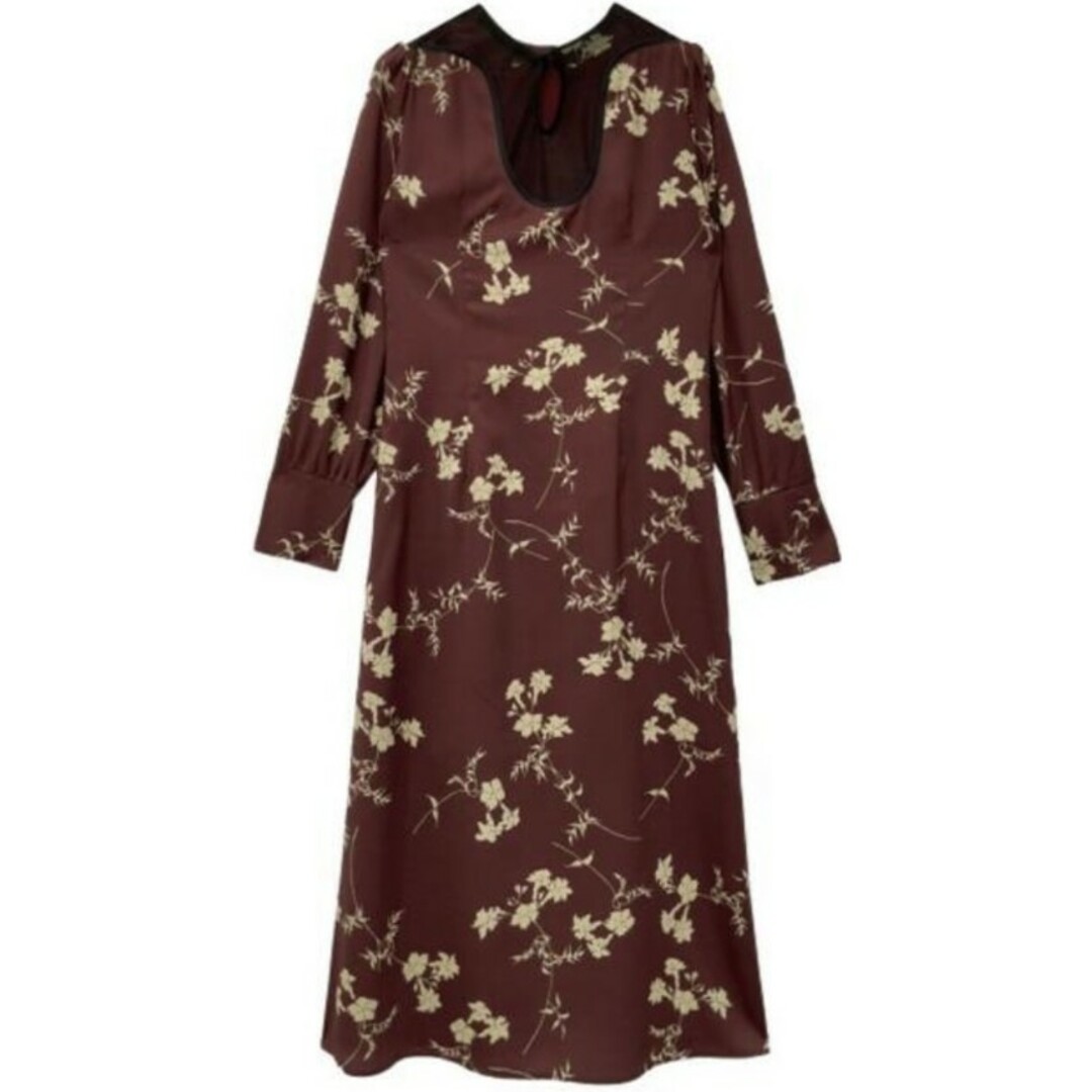 Ameri VINTAGE(アメリヴィンテージ)のアメリヴィンテージ 2WAY KEILY FLOWER PRINT DRESS レディースのワンピース(ロングワンピース/マキシワンピース)の商品写真