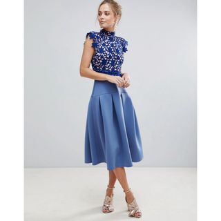 エイソス(asos)のasos クロシェレースドレス　ワンピース(ロングワンピース/マキシワンピース)