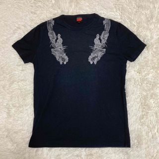 Jean-Paul GAULTIER - ジャンポールゴルチエ　ドラゴン　プリーツ　Tシャツ　カットソー　48