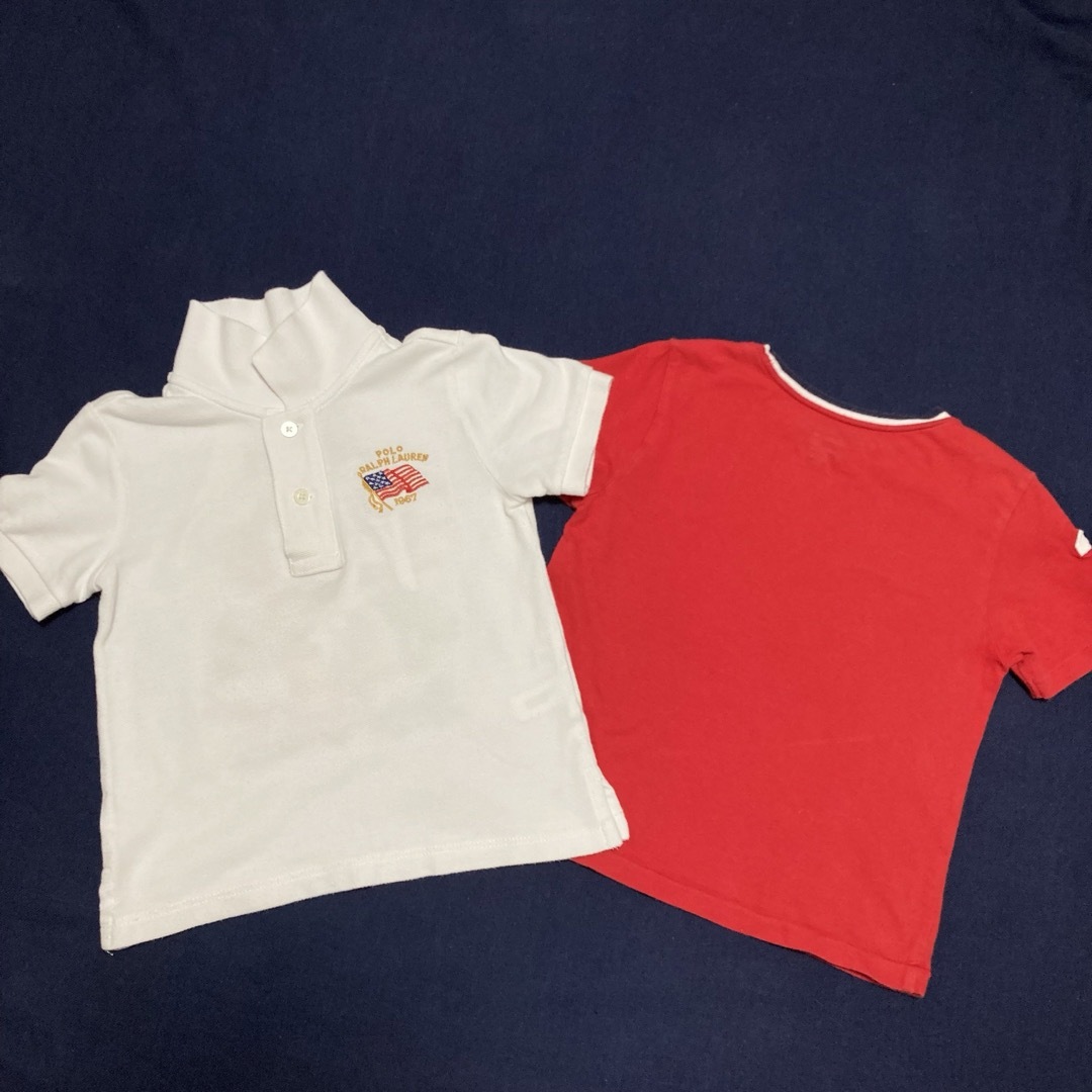 POLO RALPH LAUREN(ポロラルフローレン)のポロラルフローレン Tシャツ　ポロシャツ　ビッグポニー　セット　刺繍　Polo キッズ/ベビー/マタニティのベビー服(~85cm)(シャツ/カットソー)の商品写真