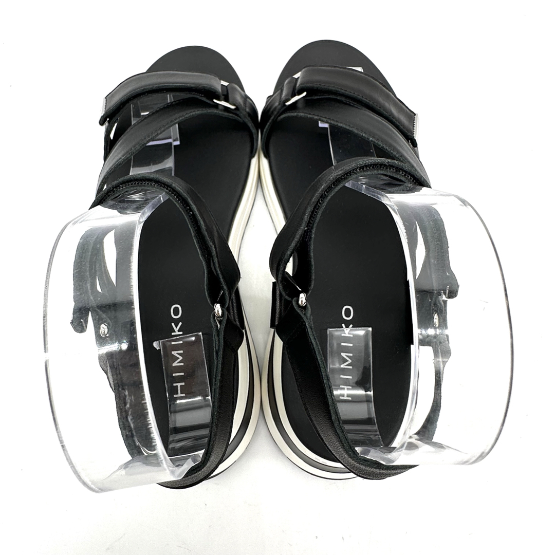 卑弥呼(ヒミコ)の〈極美品〉HIMIKO ヒミコ【22.5cm】スポーツサンダル 黒 ブラック レディースの靴/シューズ(サンダル)の商品写真