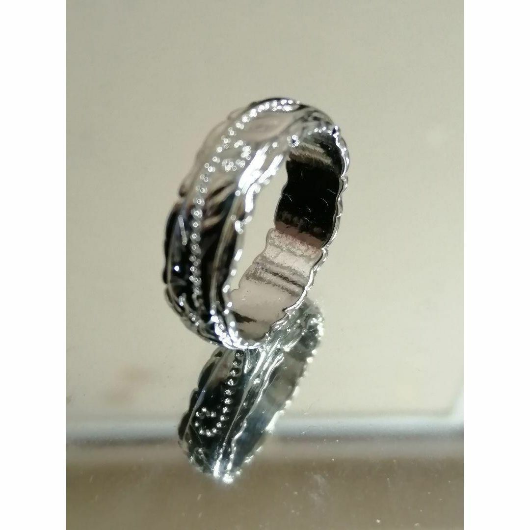 【H182】リング メンズ レディース アクセサリー シルバー 指輪 17号 レディースのアクセサリー(リング(指輪))の商品写真