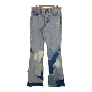 ミニマル(mnml)のmnml ミニマル B424 Patch Flare Denim パッチワーク フレアデニムパンツ ブルー Size 34(その他)