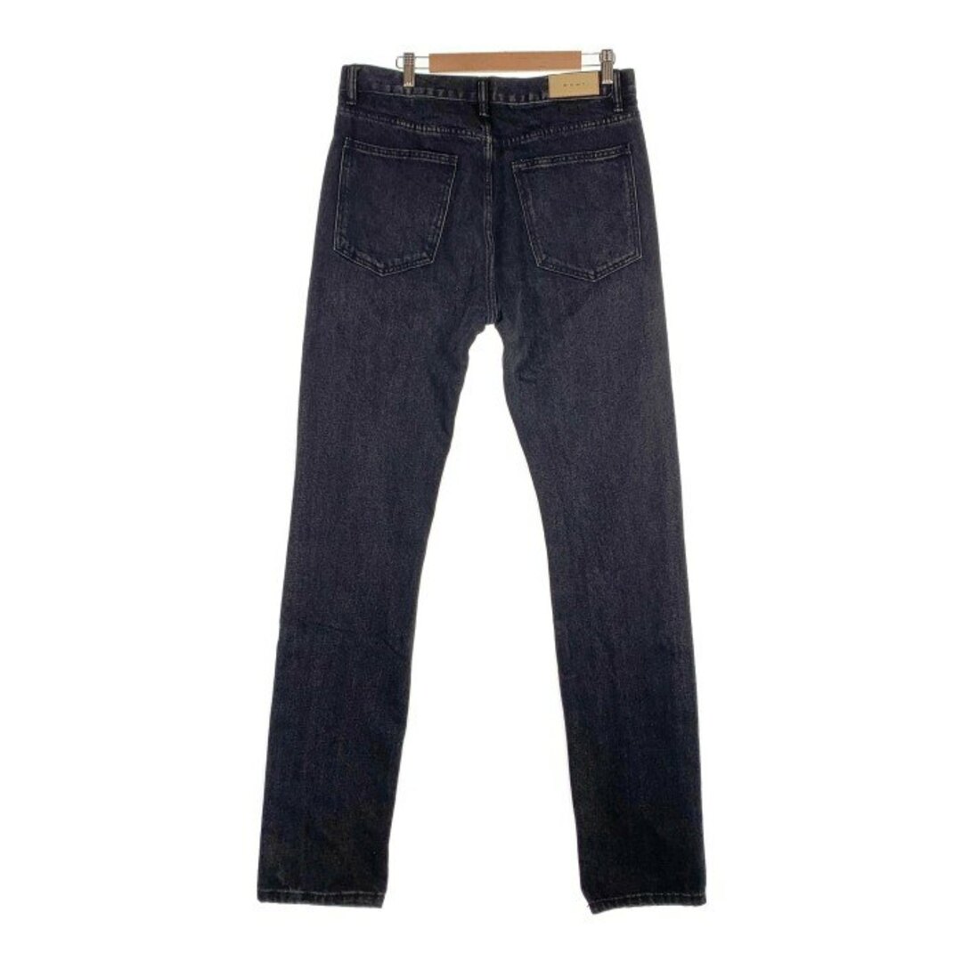 mnml(ミニマル)のmnml ミニマル D184 Skeleton Denim スケルトン ブラックデニムパンツ ボーン Size 34 メンズのパンツ(その他)の商品写真