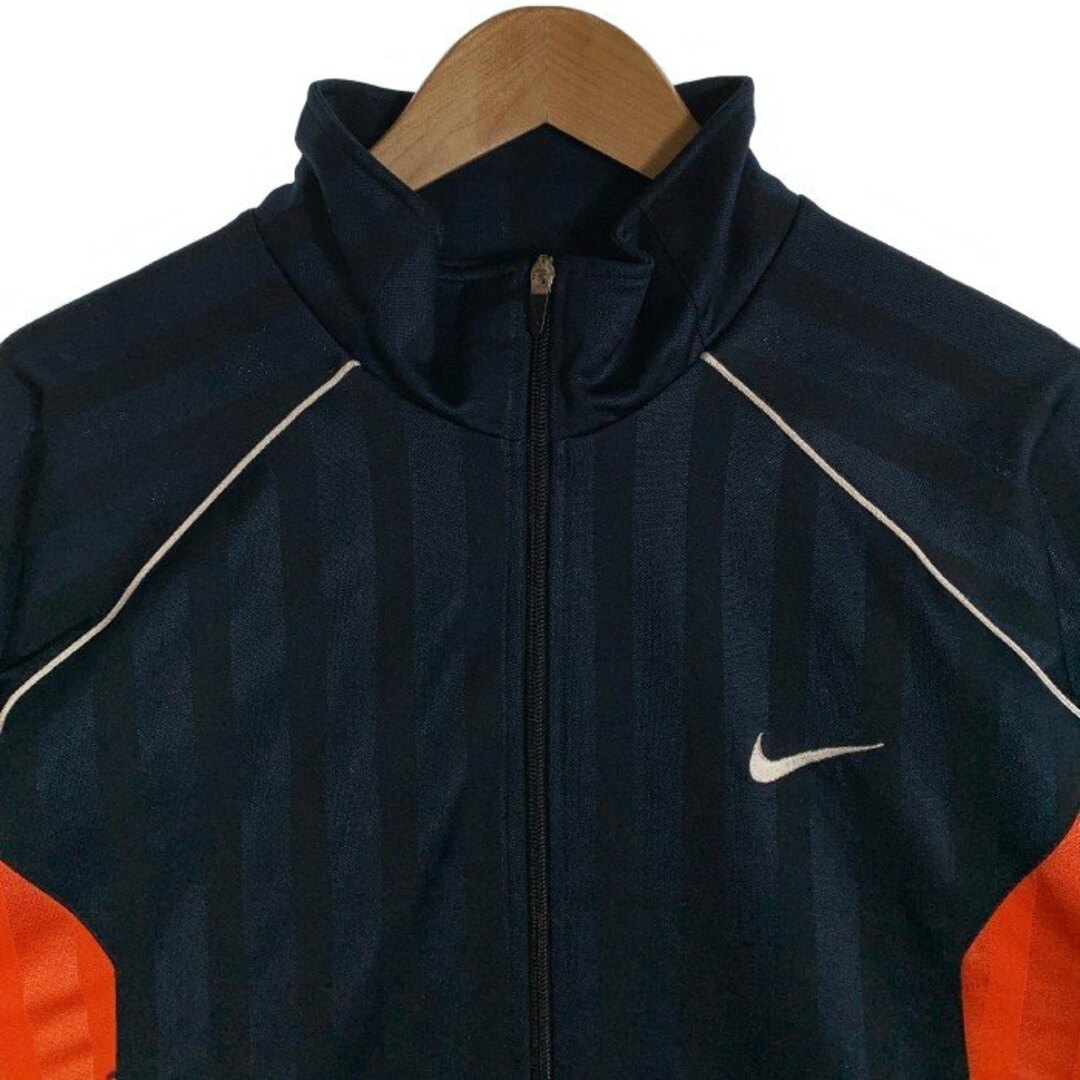 NIKE(ナイキ)のNIKE ナイキ ジップアップ トラックジャケット ネイビー オレンジ ジャージ 520451-458 Size XXL メンズのジャケット/アウター(その他)の商品写真