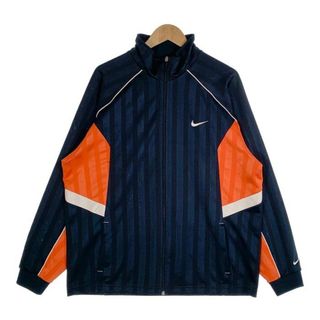 ナイキ(NIKE)のNIKE ナイキ ジップアップ トラックジャケット ネイビー オレンジ ジャージ 520451-458 Size XXL(その他)