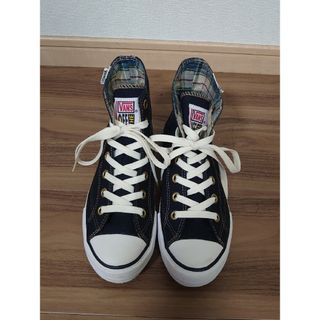 Vans　バンズ　スニーカー　バッシュ　23.0cm　ブラック×ホワイト(スニーカー)