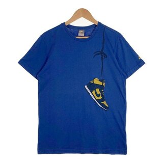 ナイキ(NIKE)のNIKE ナイキ 肩掛けDUNK プリントTシャツ ブルー 275091-493 Size L(Tシャツ/カットソー(半袖/袖なし))