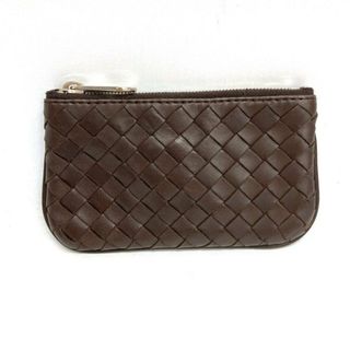 ボッテガヴェネタ(Bottega Veneta)の★BOTTEGA VENETA ボッテガヴェネタ コインキーケース イントレチャート ブラウン(コインケース/小銭入れ)