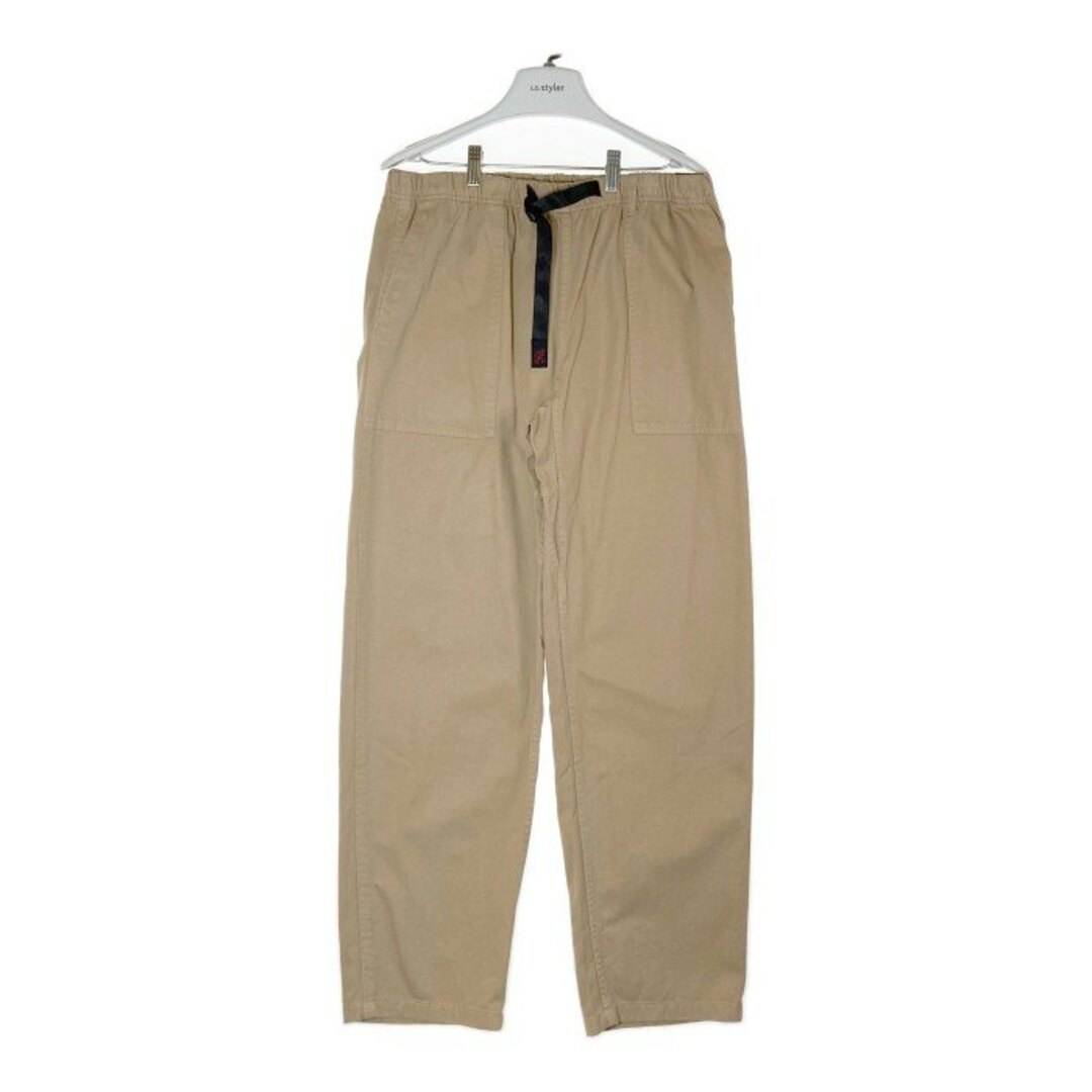 GRAMICCI(グラミチ)の★GRAMICCI グラミチ GMP-19F020 CORDUROY TUCK TAPERED PANTS コーデュロイ タックテーパードパンツ ベージュ sizeM メンズのパンツ(その他)の商品写真