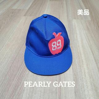 パーリーゲイツ PEARLY GATES ゴルフ キャップ 帽子 FR ブルー