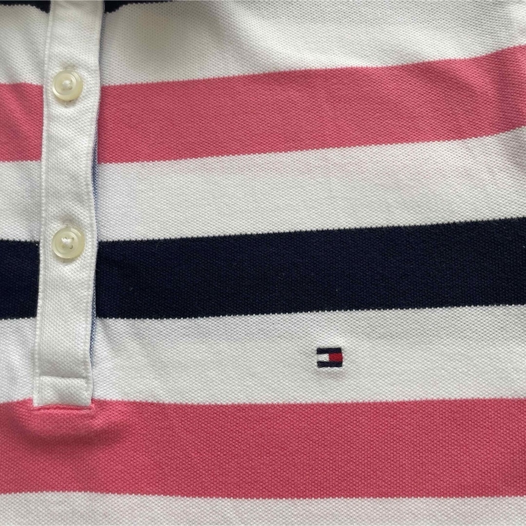 TOMMY HILFIGER(トミーヒルフィガー)のトミーヒルフィガー　TOMMY レディース　Tシャツ　Sサイズ　ボーダー　半袖 メンズのトップス(Tシャツ/カットソー(半袖/袖なし))の商品写真