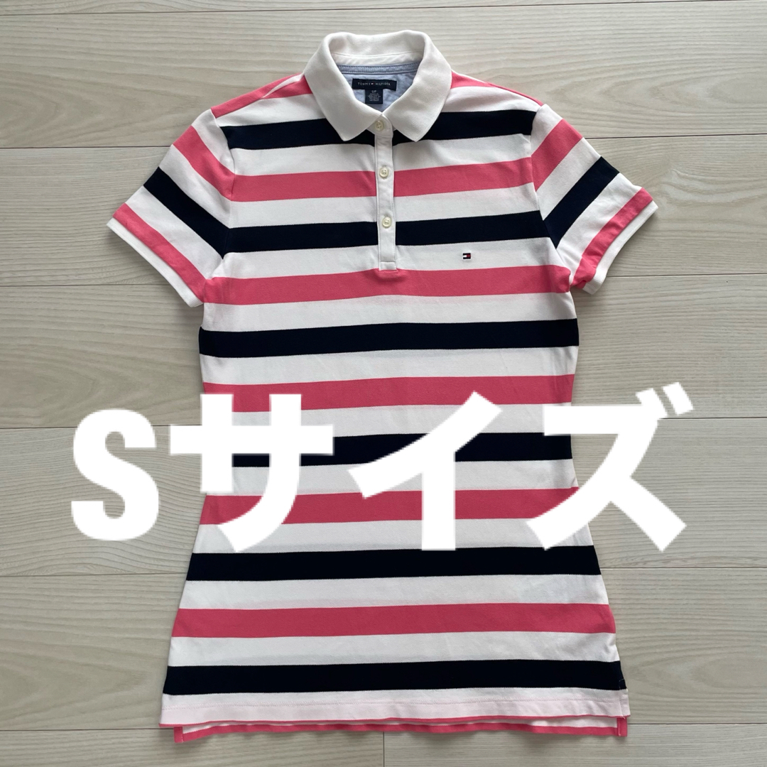 TOMMY HILFIGER(トミーヒルフィガー)のトミーヒルフィガー　TOMMY レディース　Tシャツ　Sサイズ　ボーダー　半袖 メンズのトップス(Tシャツ/カットソー(半袖/袖なし))の商品写真