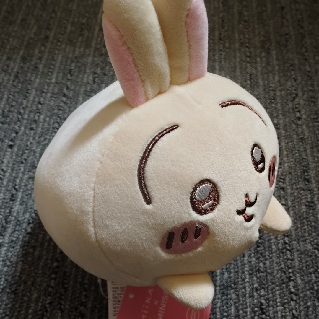 ちいかわ(チイカワ)のMINISO Chiikawa うさぎ 顔ぬいぐるみ ミニソ ちいかわ 中国限定 キッズ/ベビー/マタニティのおもちゃ(ぬいぐるみ/人形)の商品写真