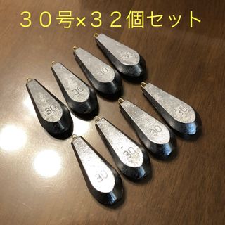 新品 30号 32個セット 釣り用 六角錘 おもり オモリ 海 川 船 魚つり(その他)