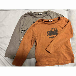 キッズ 男の子 長袖 2点セット 車(Tシャツ/カットソー)