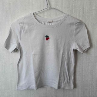 GU ジーユー ホワイト 白 ピチT (Tシャツ/カットソー(半袖/袖なし))