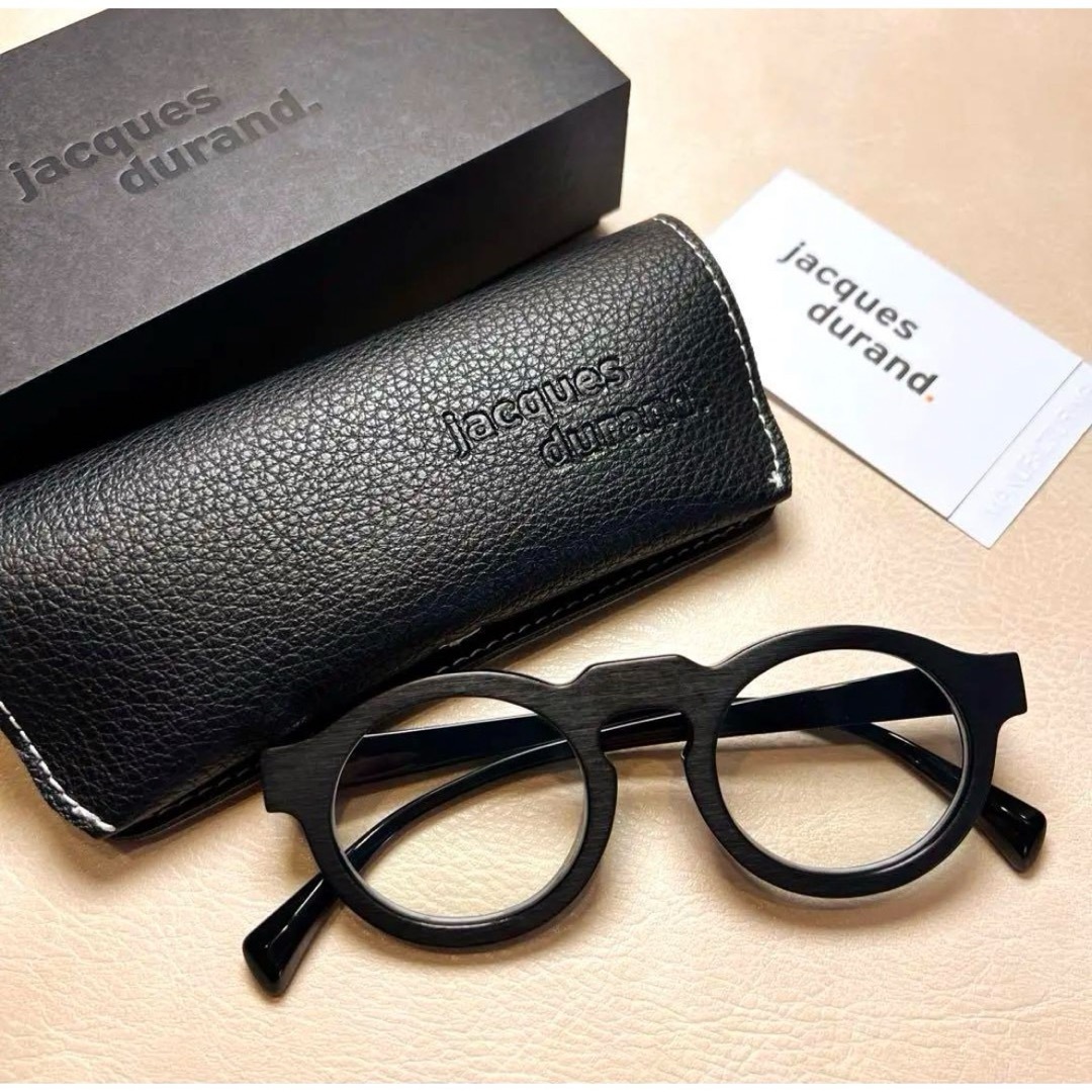 MOSCOT(モスコット)のJacques Durand ジャックデュランPaquse 506ブラック美品 メンズのファッション小物(サングラス/メガネ)の商品写真