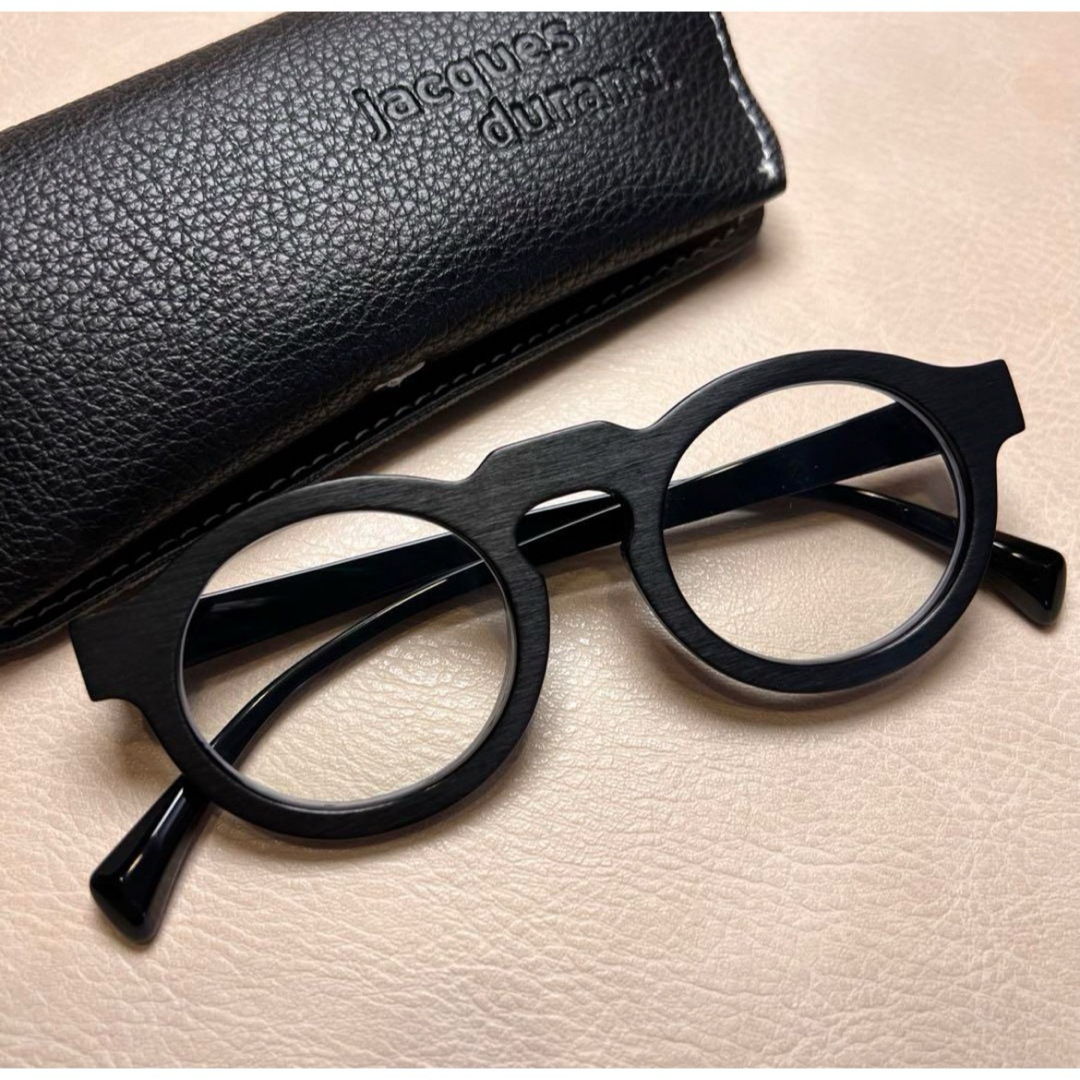 MOSCOT(モスコット)のJacques Durand ジャックデュランPaquse 506ブラック美品 メンズのファッション小物(サングラス/メガネ)の商品写真