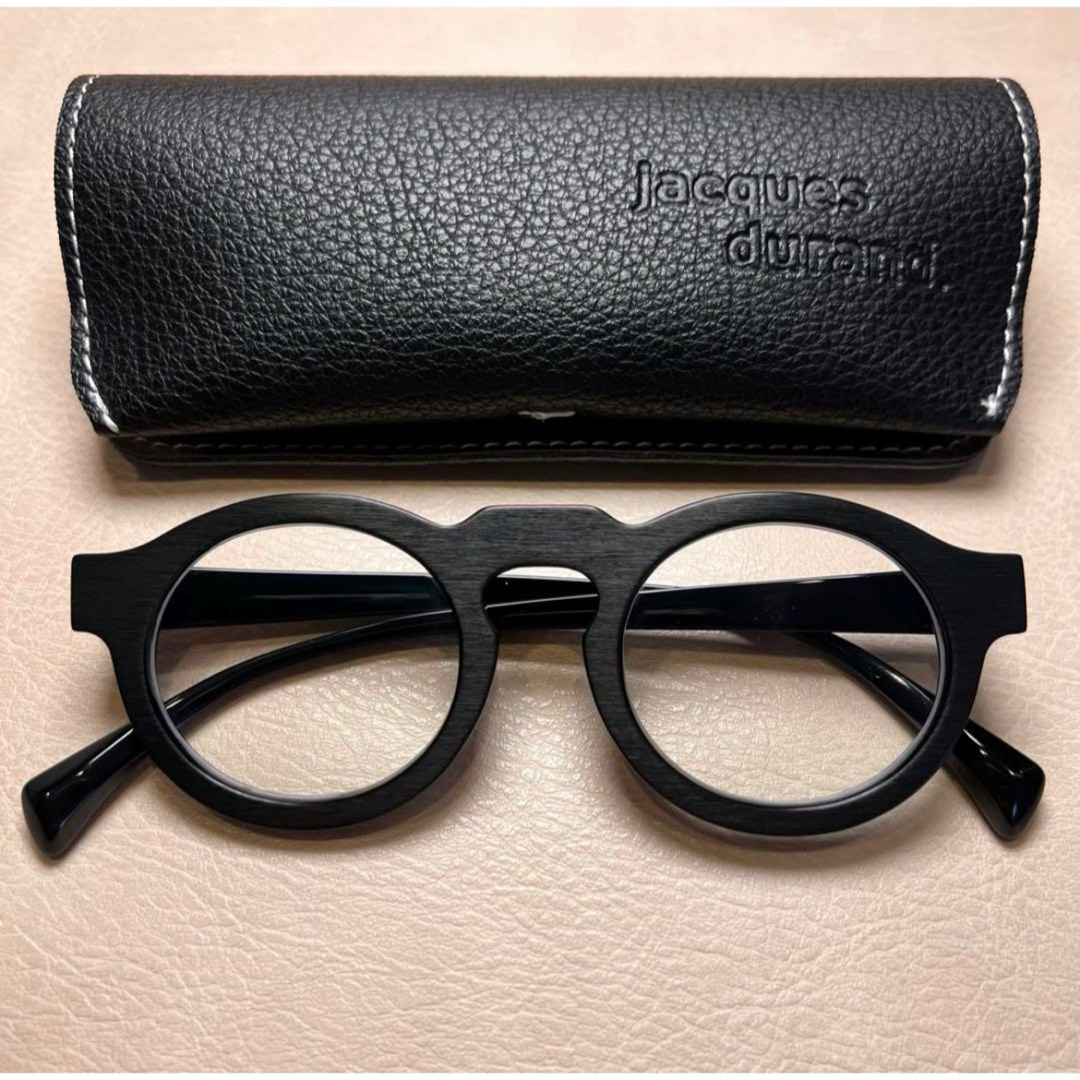 MOSCOT(モスコット)のJacques Durand ジャックデュランPaquse 506ブラック美品 メンズのファッション小物(サングラス/メガネ)の商品写真