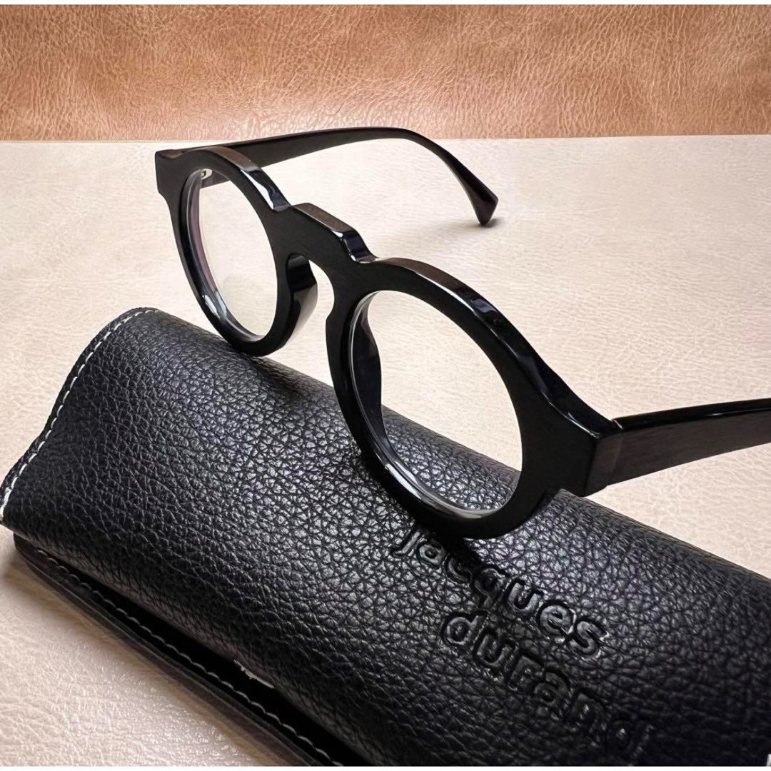 MOSCOT(モスコット)のJacques Durand ジャックデュランPaquse 506ブラック美品 メンズのファッション小物(サングラス/メガネ)の商品写真