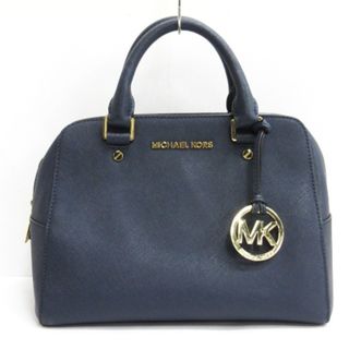 マイケルコース(Michael Kors)のマイケルコース 2WAY ハンドバッグ ショルダー レザー ネイビー ■ECS(ハンドバッグ)