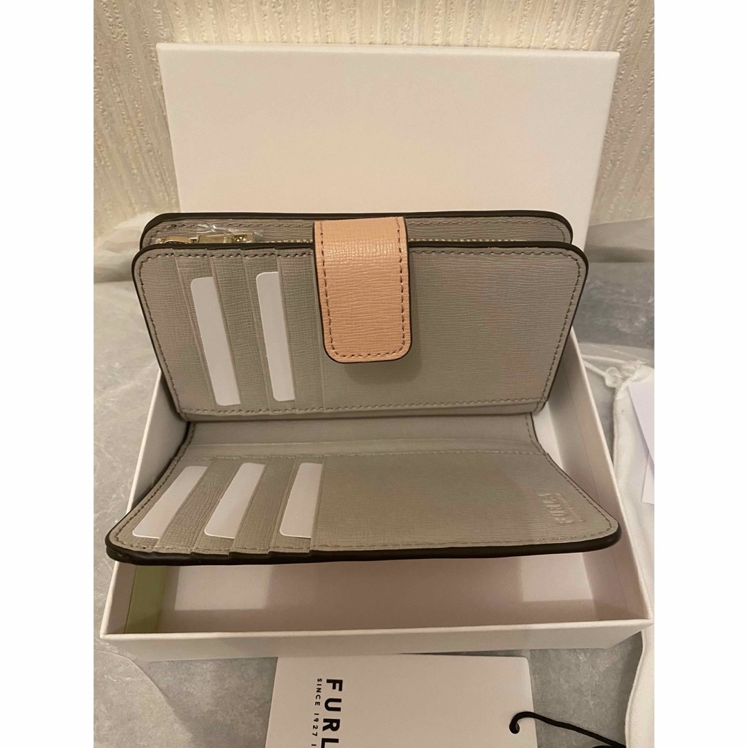 Furla(フルラ)のFURLAフルラ　二つ折り財布  BABYLON バビロンM ピンク　オレンジ レディースのファッション小物(財布)の商品写真