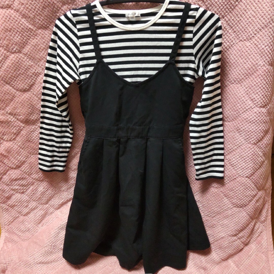 a.v.v(アーヴェヴェ)のa.v.v セットアップ キッズ/ベビー/マタニティのキッズ服女の子用(90cm~)(ワンピース)の商品写真