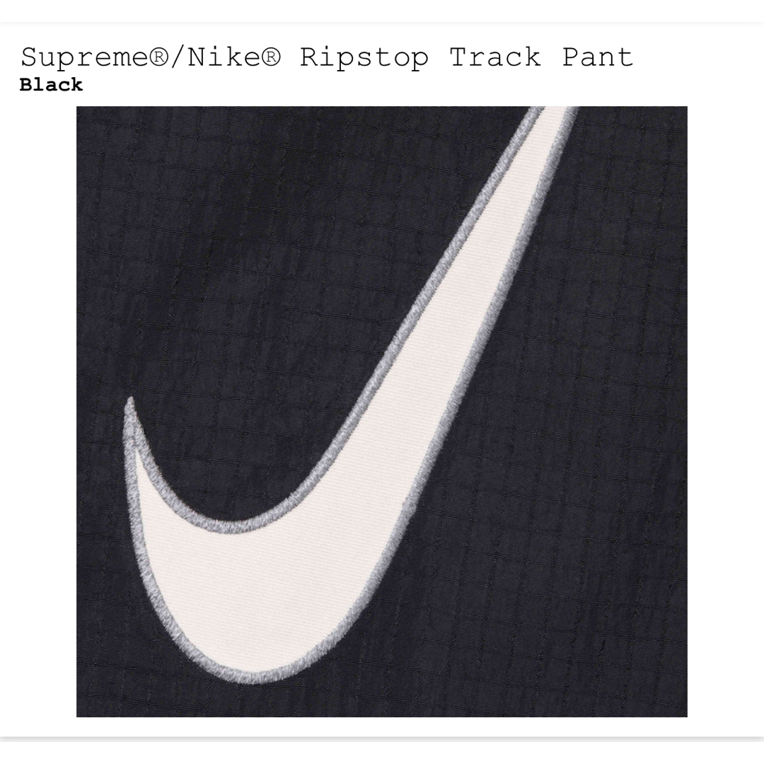 Supreme(シュプリーム)のSupreme Nike Ripstop Track Pant Black S メンズのパンツ(その他)の商品写真