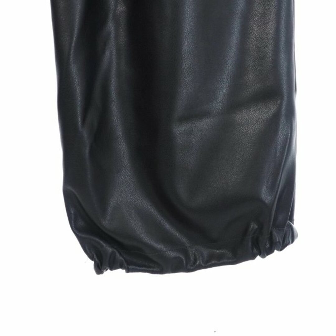 ZARA(ザラ)のザラ ZARA フェイク レザー パンツ スラックス S ブラック メンズのパンツ(スラックス)の商品写真
