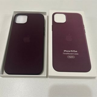 Apple - iPhone15 Plus ファインウーブンケース マルベリー