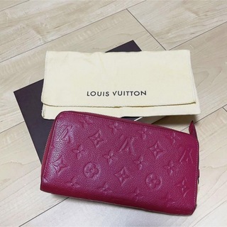 ルイヴィトン(LOUIS VUITTON)の✨美品✨ ルイヴィトン モノグラム アンプラント ジッピーウォレット ピンク(財布)