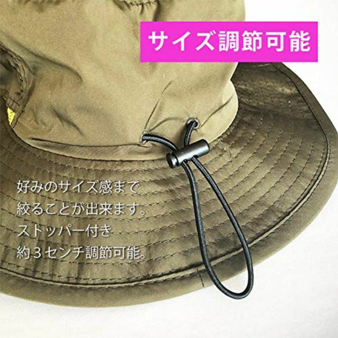 [belleapparel] サファリハット レディース 帽子 UVカット 撥水 メンズのファッション小物(その他)の商品写真