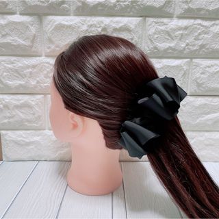 送料無料【ふんわりリボンクリップ】ヘアアクセ　可愛い　上品　高見え　結婚式(ヘアアクセサリー)