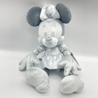 ディズニー(Disney)のディズニー100 ぬいぐるみ プラチナ ミニーマウス(キャラクターグッズ)