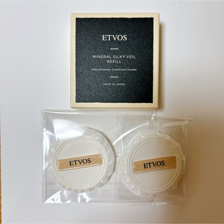 エトヴォス(ETVOS)のETVOS フェイスパウダー用パフ 2個(パフ・スポンジ)