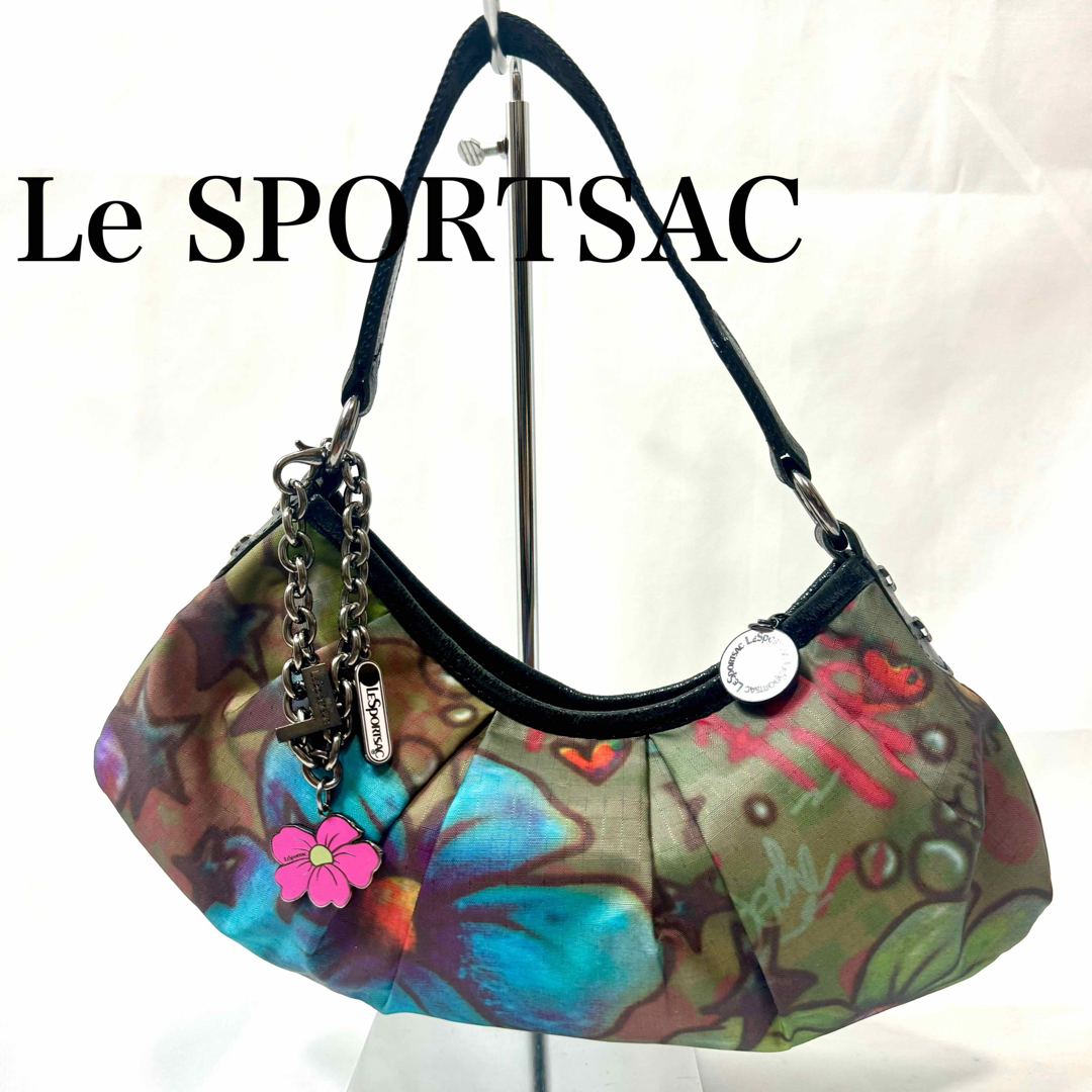 LeSportsac(レスポートサック)のレスポート　ミニポーチ　ミニバック　ハンドバッグ　花柄 レディースのバッグ(ハンドバッグ)の商品写真